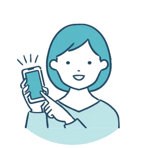 スマホと女性